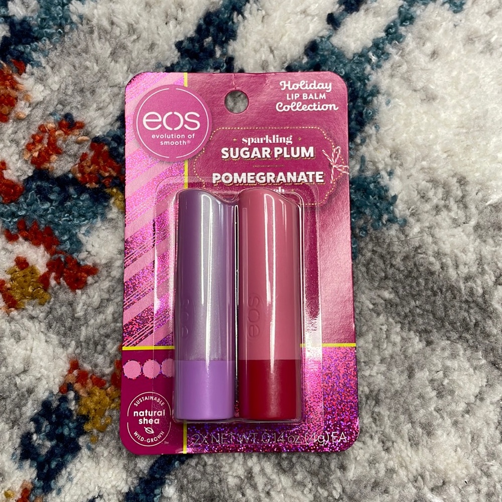 EOS holiday lip balm collection